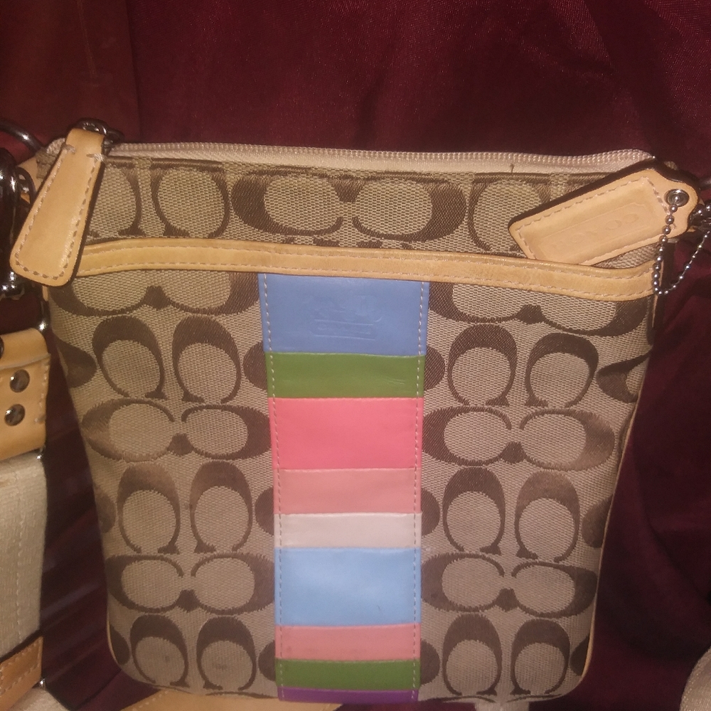 Coach crossover purse